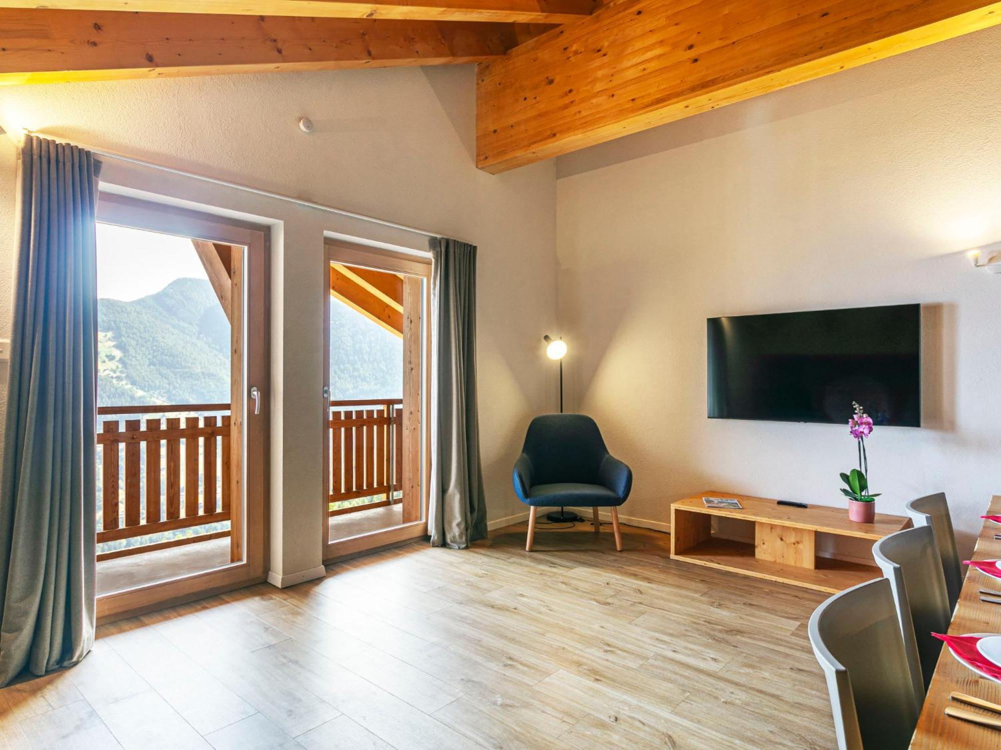 Apartment T-Resort La Tzoumaz 4p8 vue vallée Extérieur photo