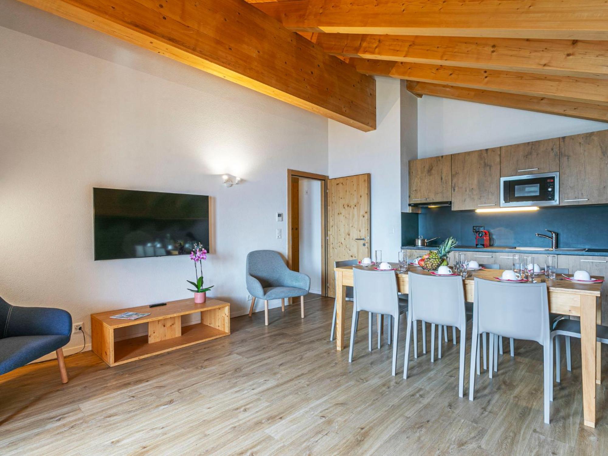 Apartment T-Resort La Tzoumaz 4p8 vue vallée Extérieur photo