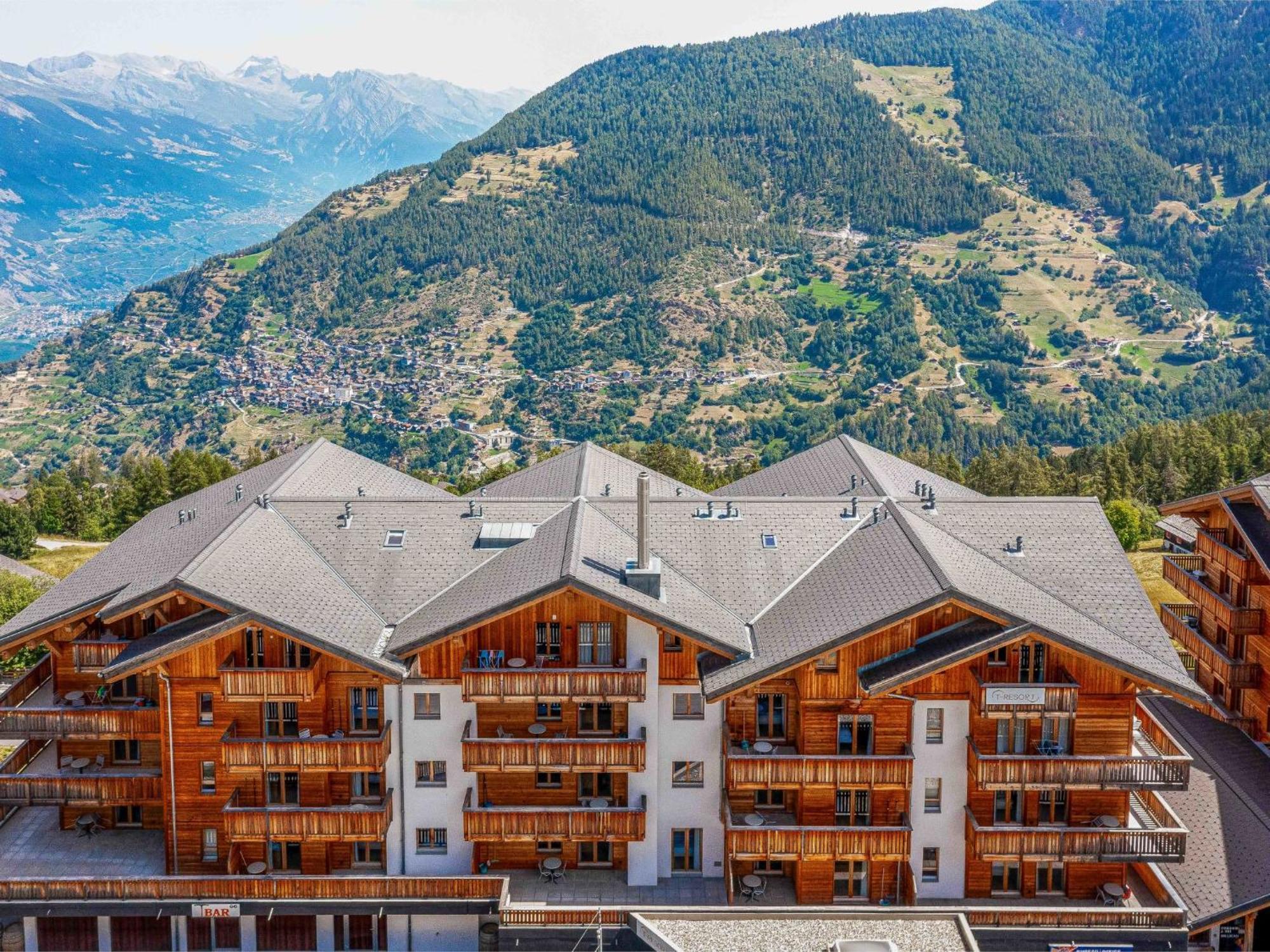 Apartment T-Resort La Tzoumaz 4p8 vue vallée Extérieur photo